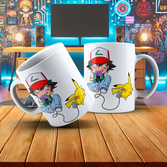 Caneca Pikachu de Tomada