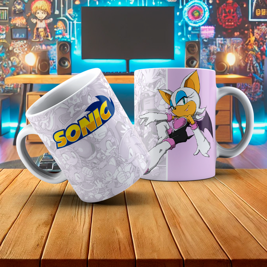 Caneca Sonic Rouge the Bat